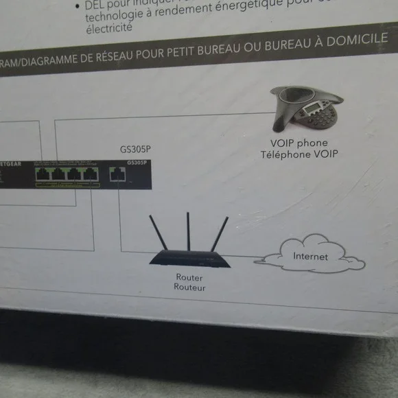 Samsung NETGEAR 5-Port Gigabit Ethernet PoE+ Unmanaged‎ Switch 63W Sealed NWB - Picture 12 of 13